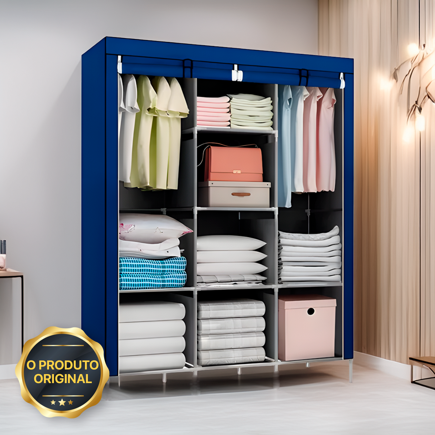 Guarda Roupa Dobrável Organizador Roupa Decoteam Guarda Roupa Dobrável Organizador Roupa Decoteam